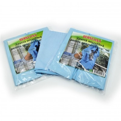 Lavetă microfibră pentru geamuri și oglinzi