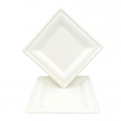 Farfurie Biodegradabila patrat 10" (26 *26 cm) 