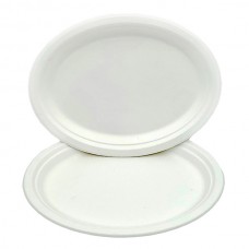 Farfurie Biodegradabila oval 8"10 (20 *26 cm) 